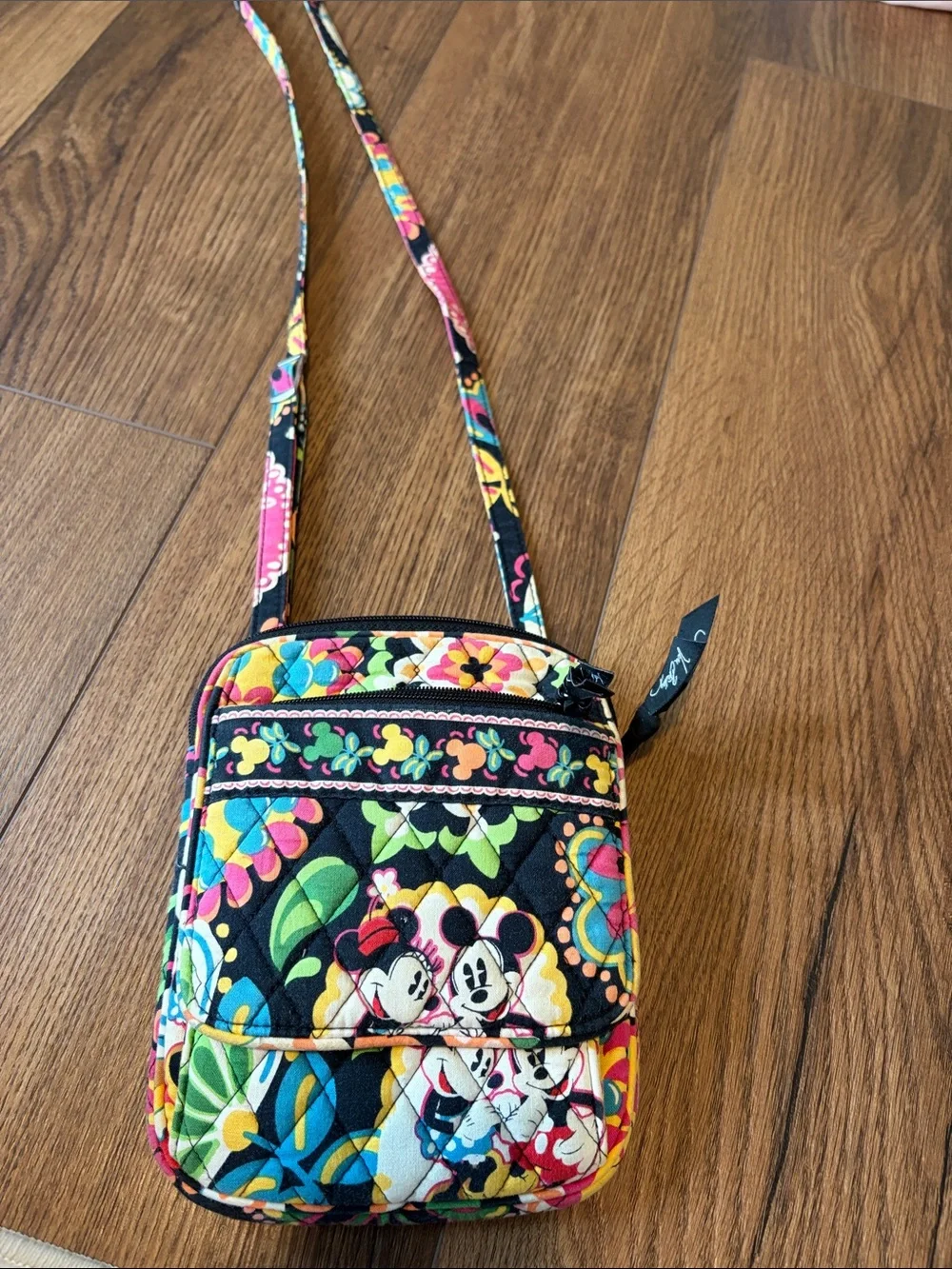 Vera Bradley Disney Parks Midnight with Mickey and Minnie Crossbody Bag